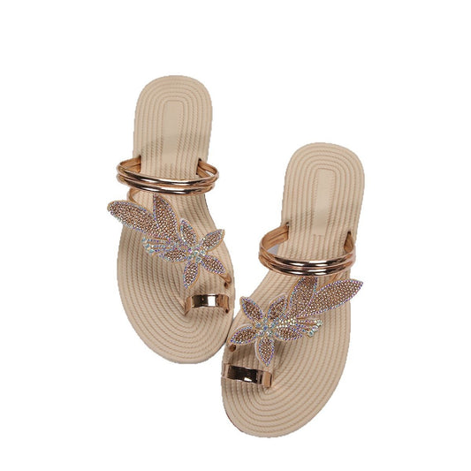 Women's Maple Leaf Flip-flops Beach Slippers