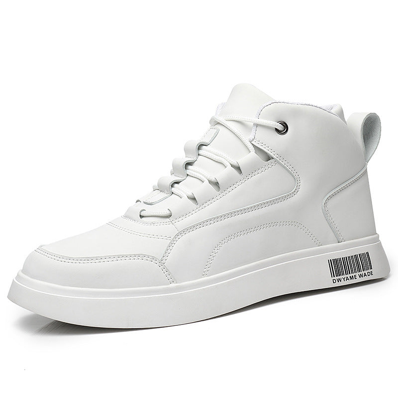 Men's Mid-top Sports Board White Shoes