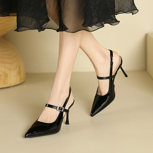 French Pointed Toe High Heels