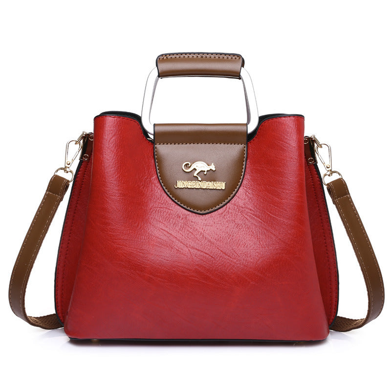 High-grade Soft Leather Shoulder Bag