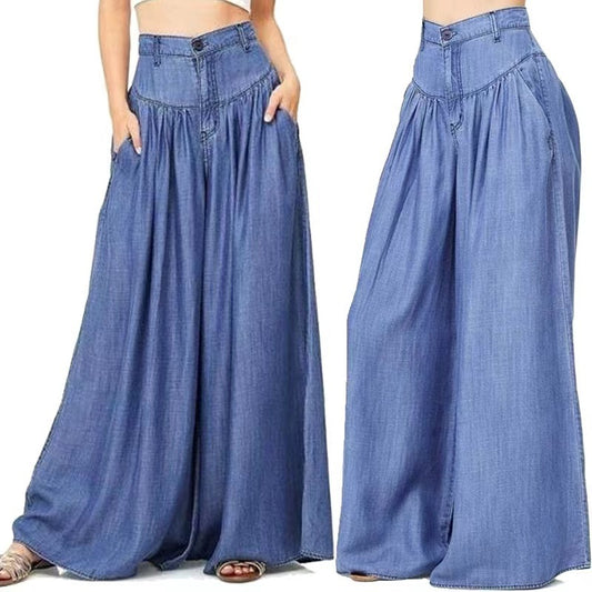 Women's Wide-leg Denim Bell-bottoms
