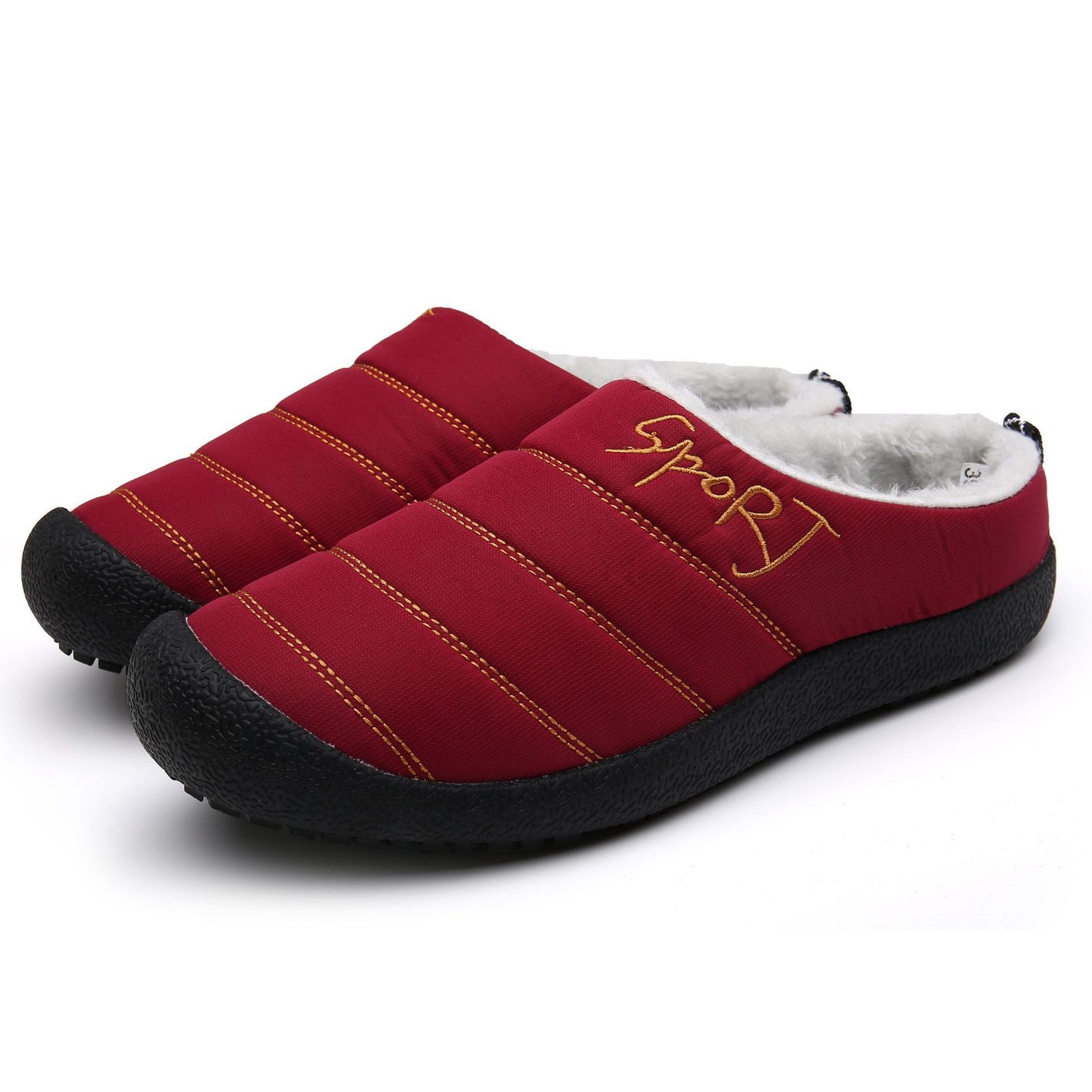 Mem's Waterproof Winter Cotton Slippers