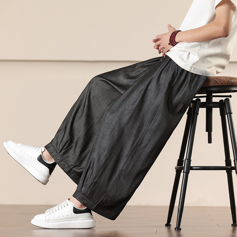 Men's Retro Loose Plus Size Harem Pants