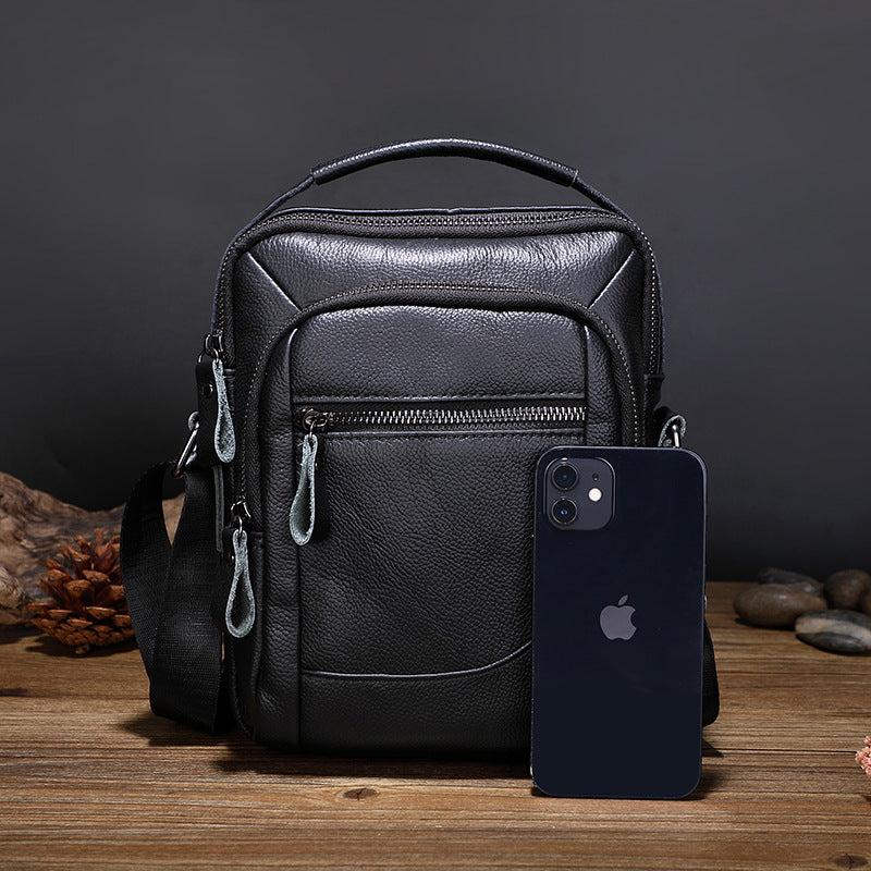 One Shoulder Business Multifunction Soft Leather bag