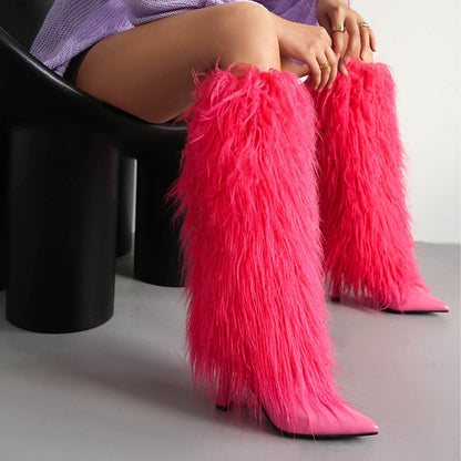 Women's Autumn And Winter Stiletto High Heel Boots