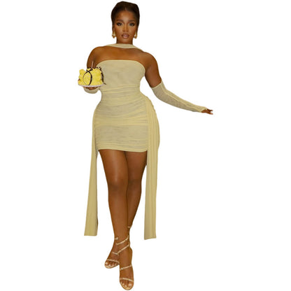 Women's Clothing Halter Dress Outfit