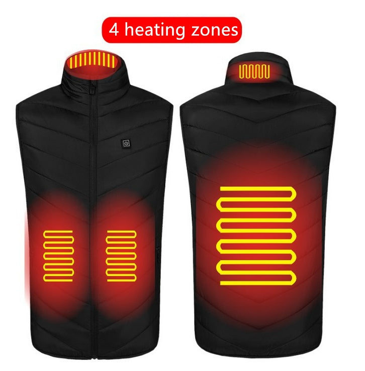 Heated Washable Usb Charging Electric Winter Vest