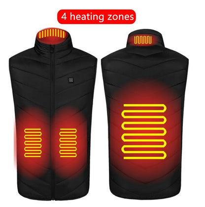 Heated Washable Usb Charging Electric Winter Vest