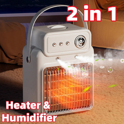 1200W 2 In 1 Efficient Room Heater Humidifier