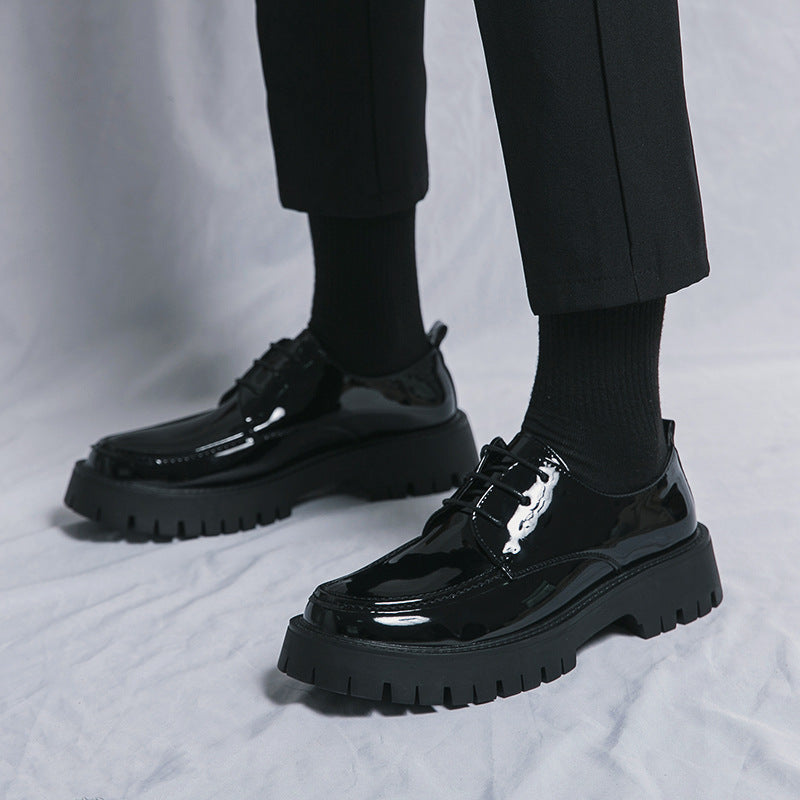 British Casual Lace Up Low Top Work Shoes