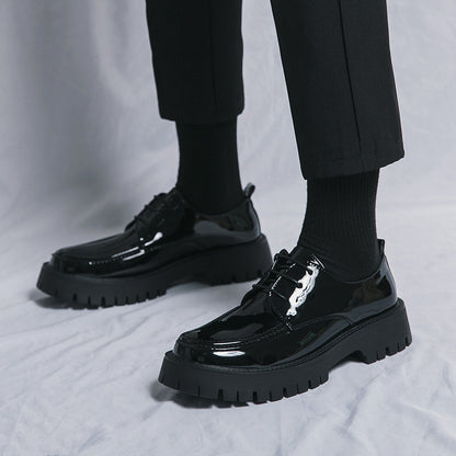 British Casual Lace Up Low Top Work Shoes