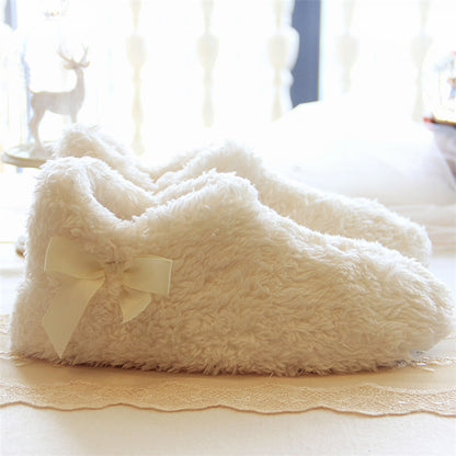 Ladies Soft Cotton Fleece Indoor Shoes