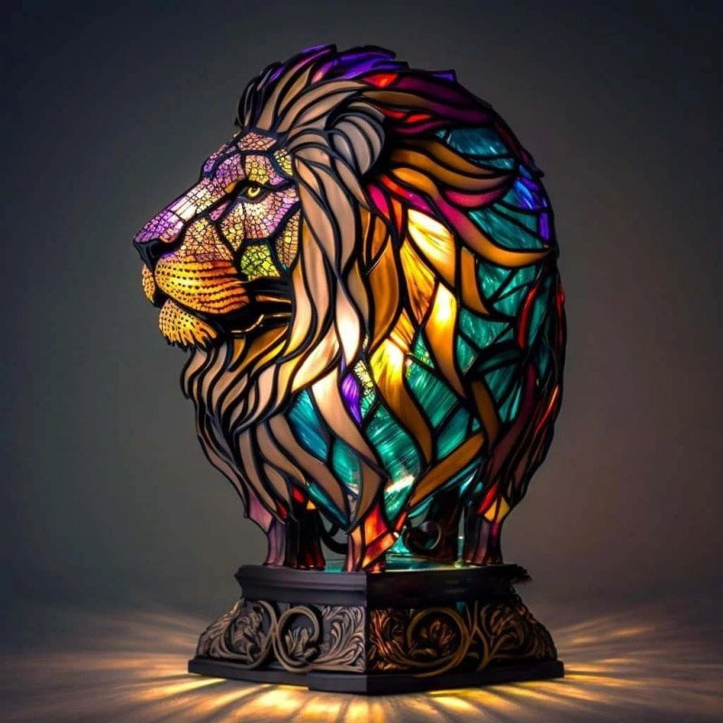 3D Colored Animal Light Desk Lamp Home Decoration