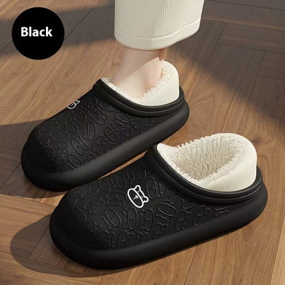 Women's Cotton Autumn And Winter Indoor Slippers