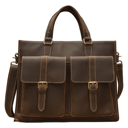 Men's Handmade Vintage Leather Briefcase
