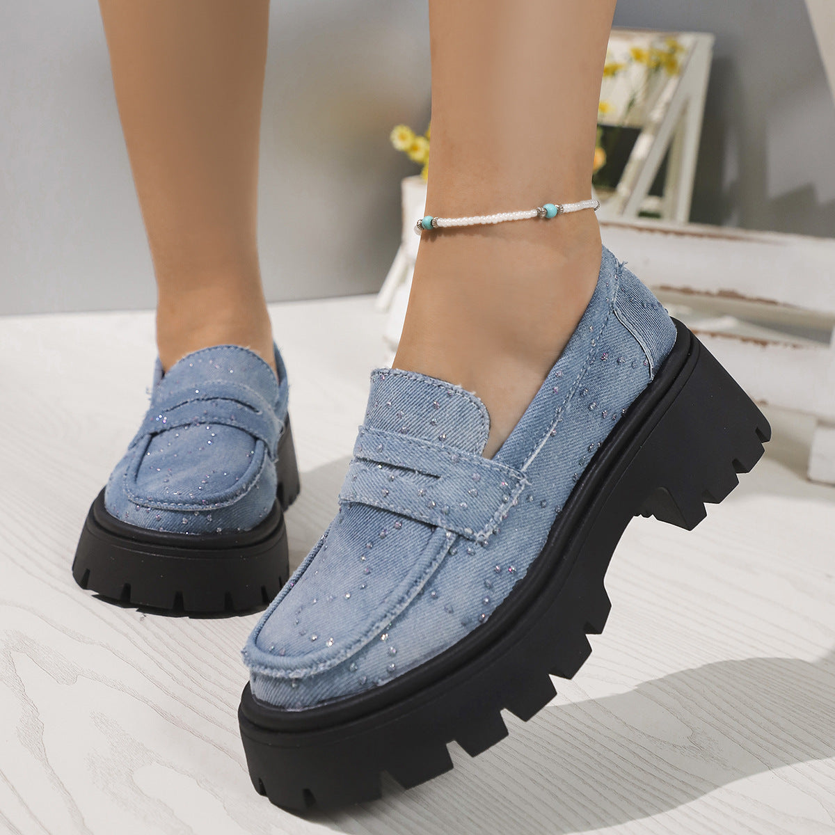 Women's Low-top Slip-on Lofter Loafers