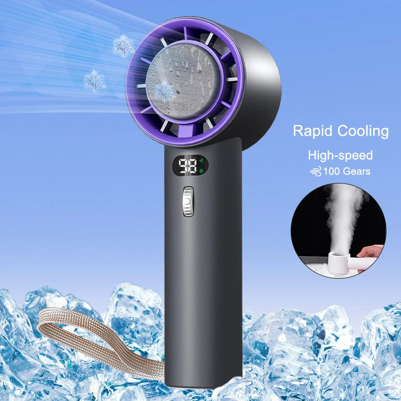 Portable Handheld Turbo Fan Cooling Semiconductor Refrigeration