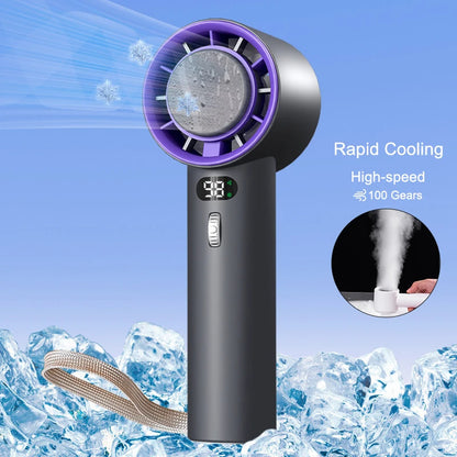 Portable Handheld Turbo Fan Cooling Semiconductor Refrigeration