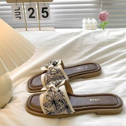Women's Flat French Beach Outdoor Comfortable Slippers