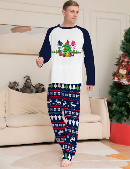 Family Matching Long Sleeve Christmas Pajama Set