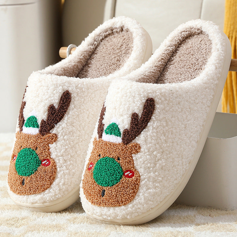 Christmas Winter Home Soft Cozy Bedroom Slipper