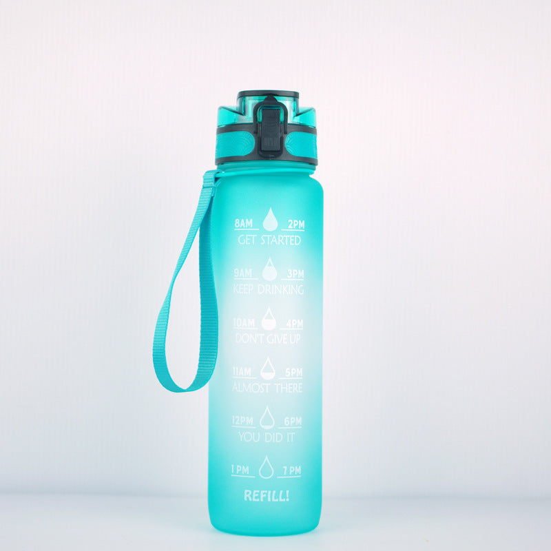 100ml Transparent Flask Free Infuser Sports Clear Water Bottle