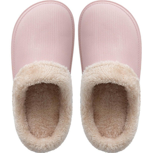 Women's Thick-Soled Outdoor Waterproof Cotton Slippers