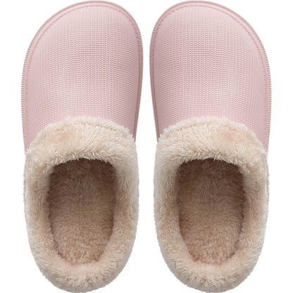 Women's Thick-Soled Outdoor Waterproof Cotton Slippers