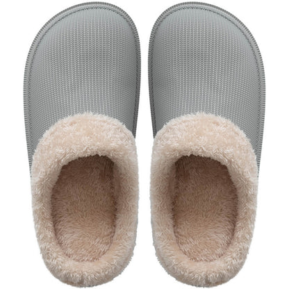 Women's Thick-Soled Outdoor Waterproof Cotton Slippers