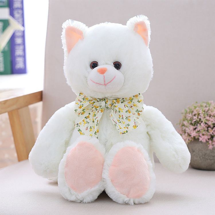 Three-Color Bear Puppy Cat Plush Toy Teddy Bear Doll