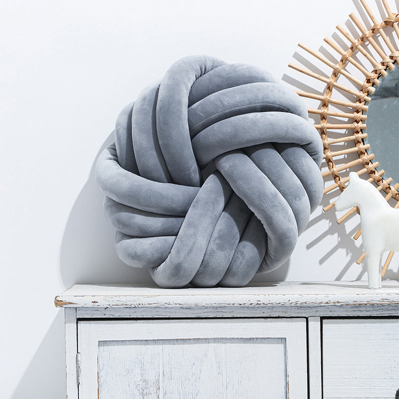 Nordic knot Ball  Pillows Cushions Home, Living Room, Office, Cushion Decorative Cushions For Sofa Photography Props