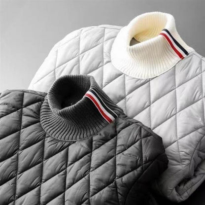 Men's Turtleneck Pullover / Trouser Cotton-padded Set