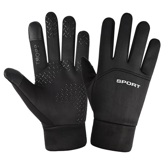 Waterproof Velvet Warm Full Finger Gloves