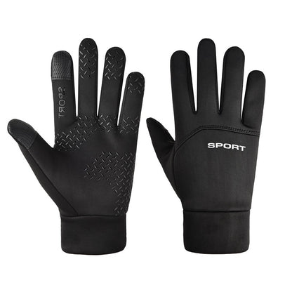 Waterproof Velvet Warm Full Finger Gloves