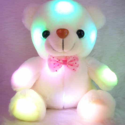 Plush Toy Colorful Glowing Teddy Bear Gift