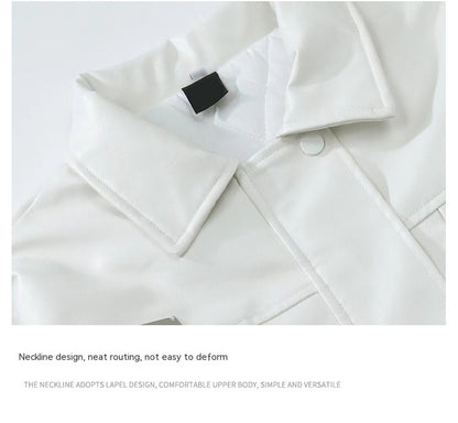 High Street Hot PU Leather Jacket Coat