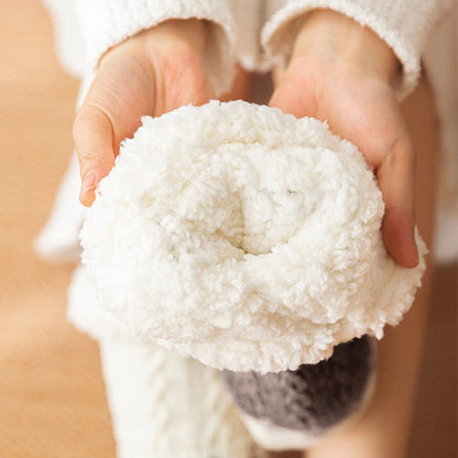 Knitted Plush Winter Warm Carpet Socks