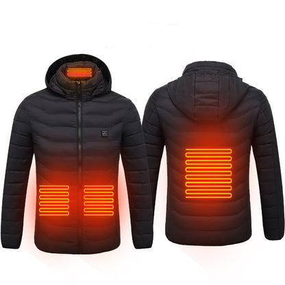 Winter USB Electric Cotton Heating Jacket