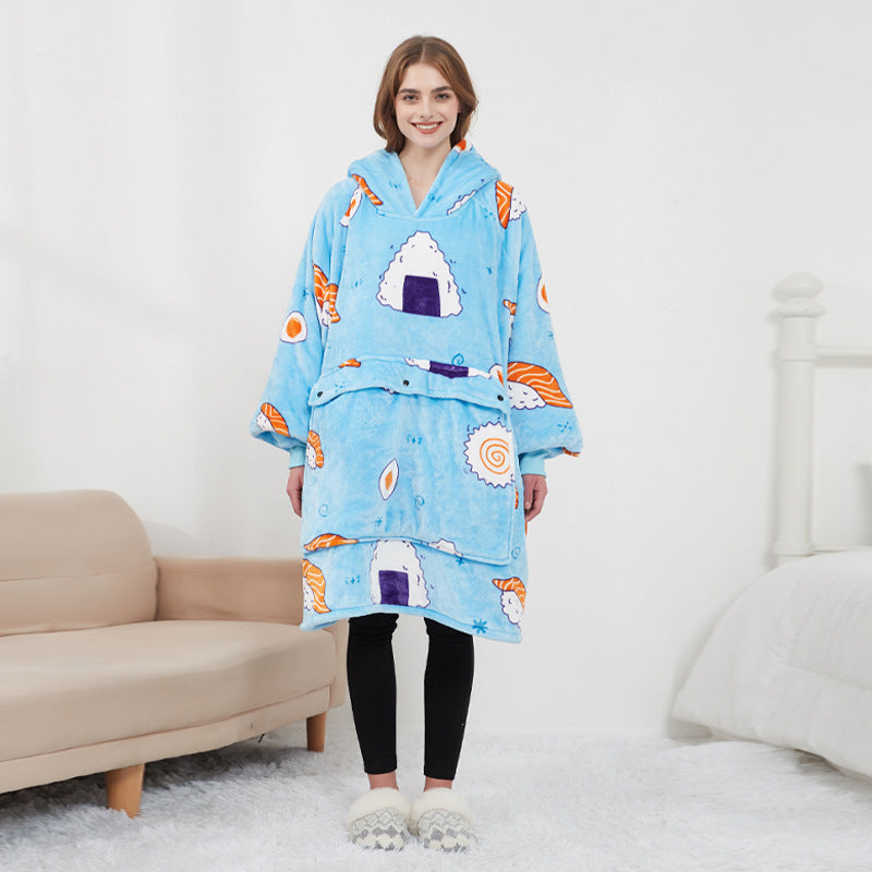 USB Heated Wearable Oversized Blanket