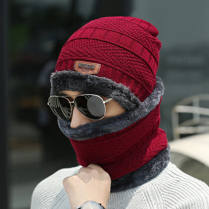 Men and Women Winter Beanie Hat Scarf Set