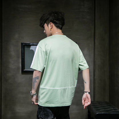 Printed Round Neck Loose T-shirt