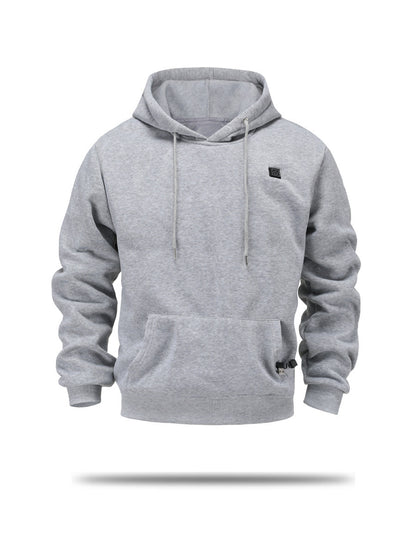USB Heating Brushed Hoody Warm