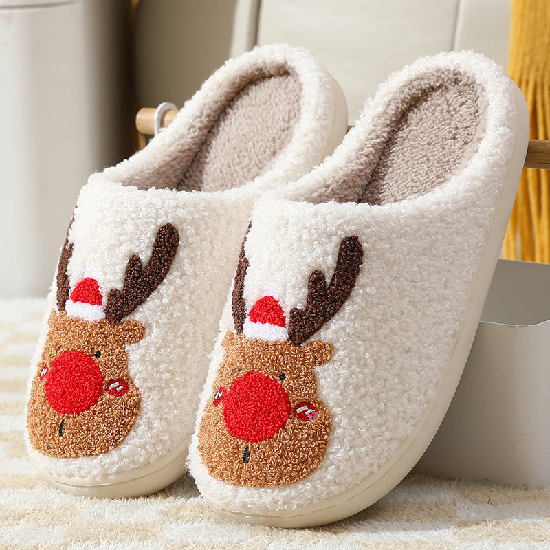 Christmas Winter Home Soft Cozy Bedroom Slipper