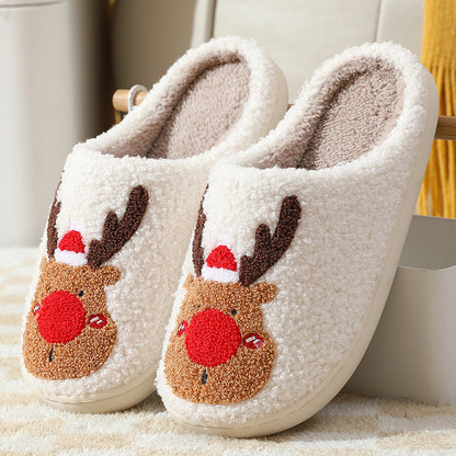 Christmas Winter Home Soft Cozy Bedroom Slipper