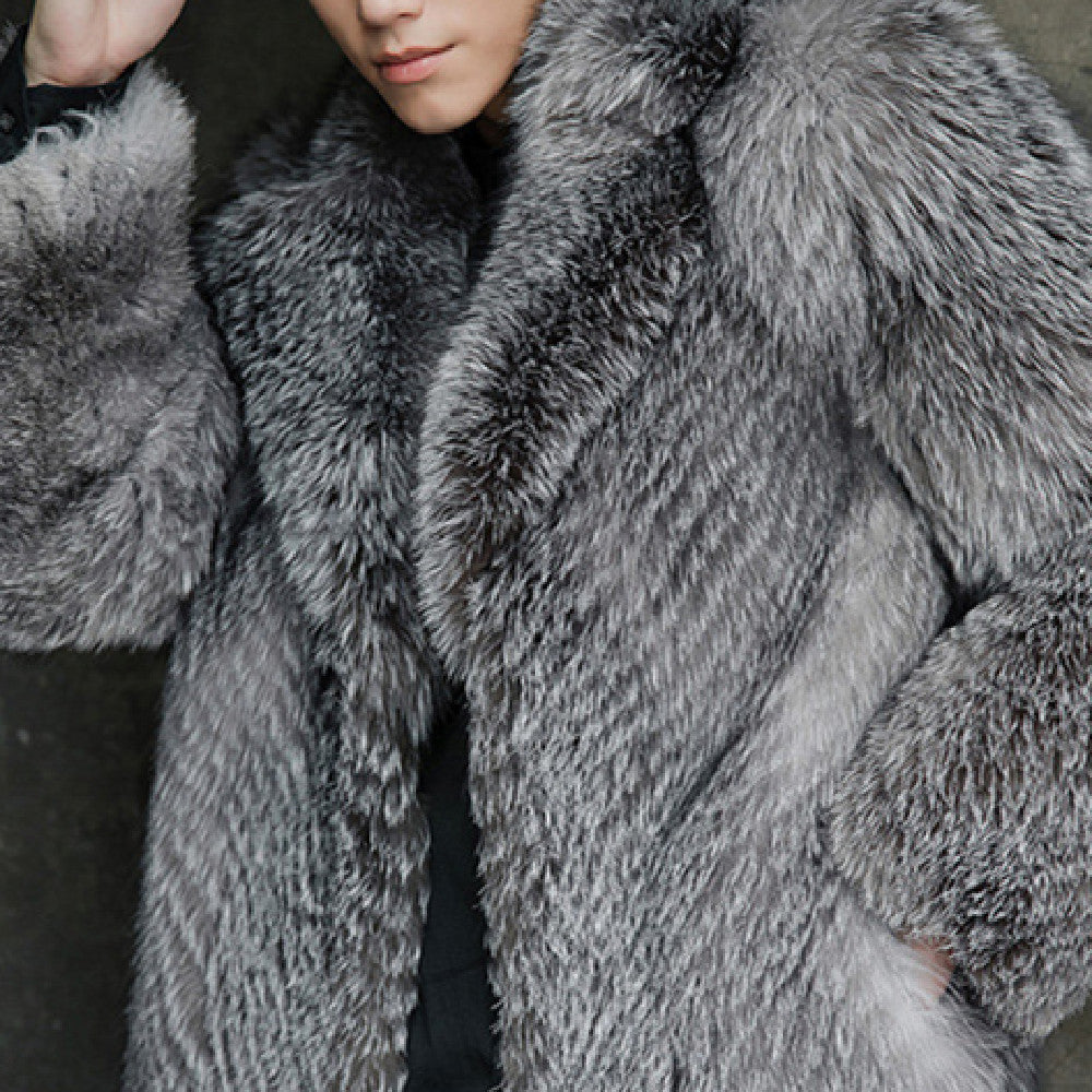 Men's Winter Fox Fur Coat