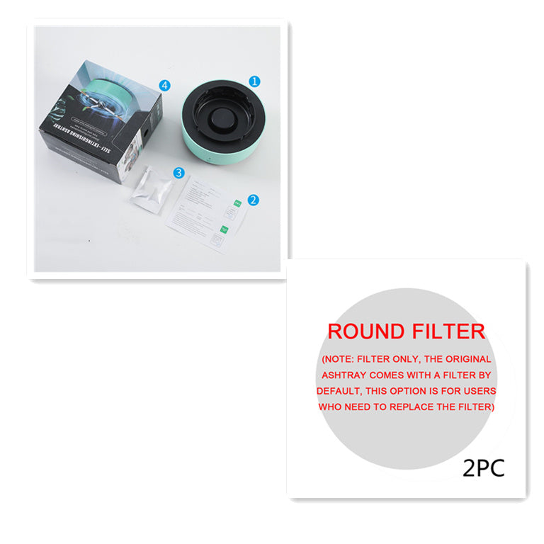 Smoke Removal  Automatic Air Purifier Ashtray Portable Gadget