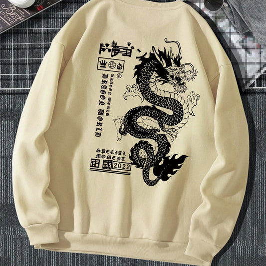 Dragon Print Crewneck