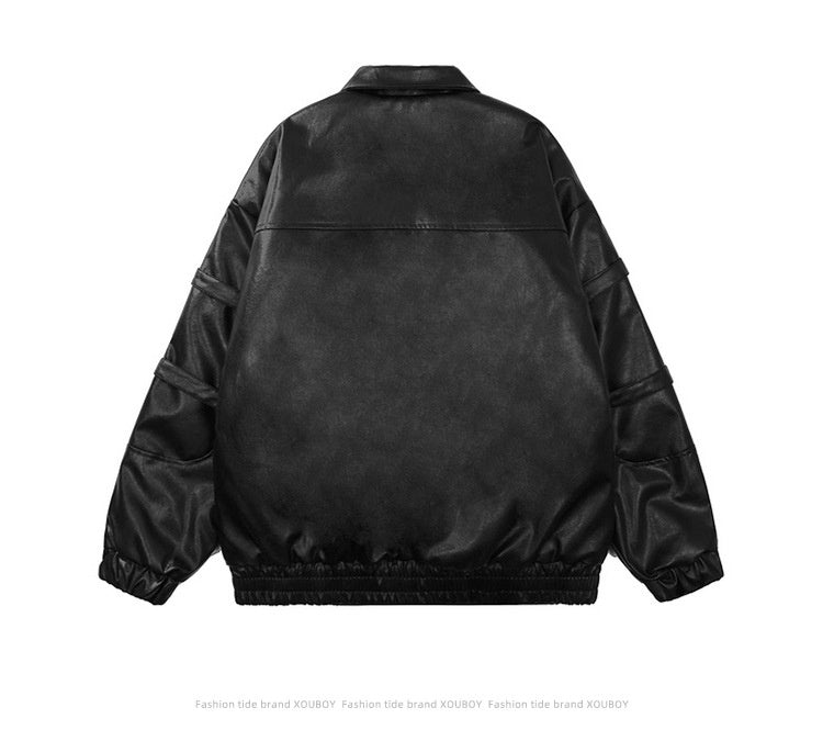 High Street Hot PU Leather Jacket Coat