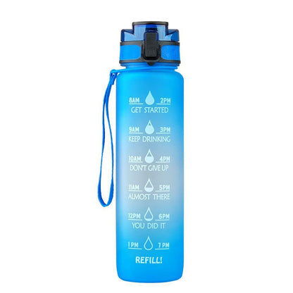 100ml Transparent Flask Free Infuser Sports Clear Water Bottle