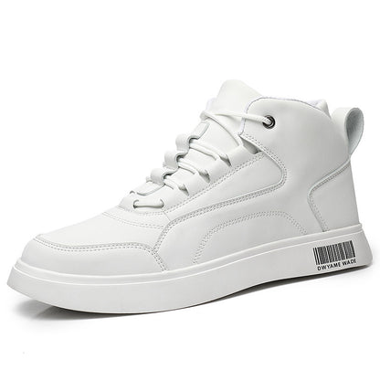 Men's Mid-top Sports Board White Shoes
